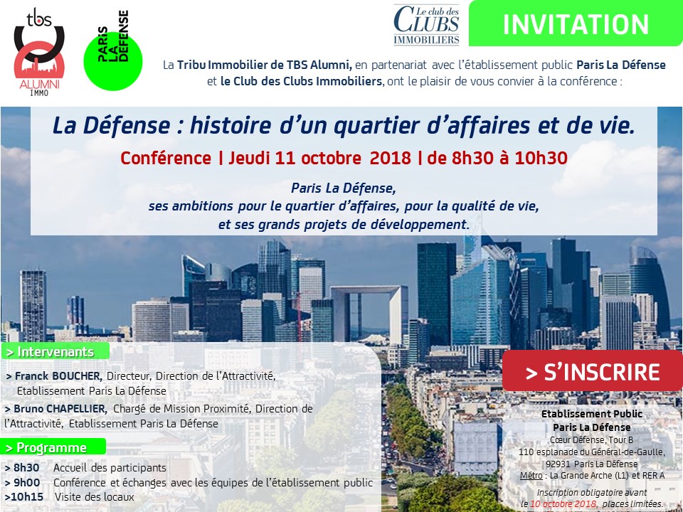 Paris Conférence La Défense Histoire Dun Quartier D - 